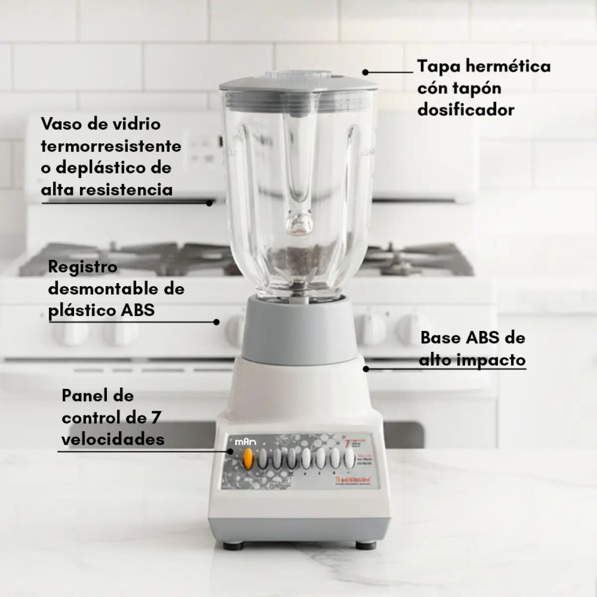 Licuadora Man LPV-507 V/V BCO
