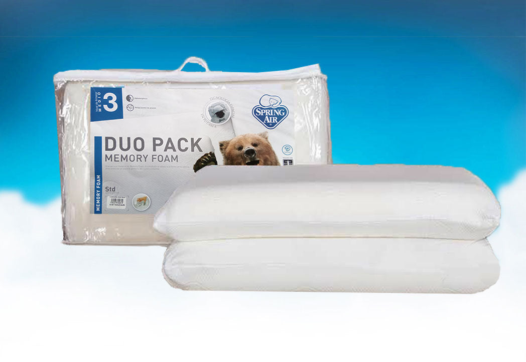 Almohada duo pack memory foam 3